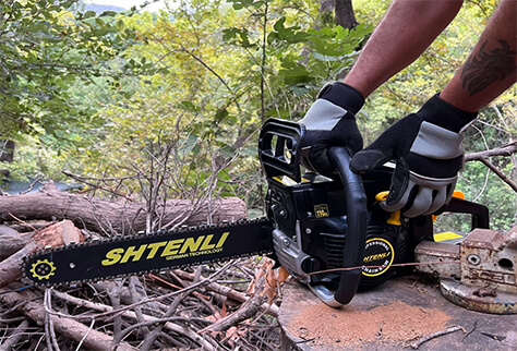 немецкая бензопила shtenli shtenli black 520 pro