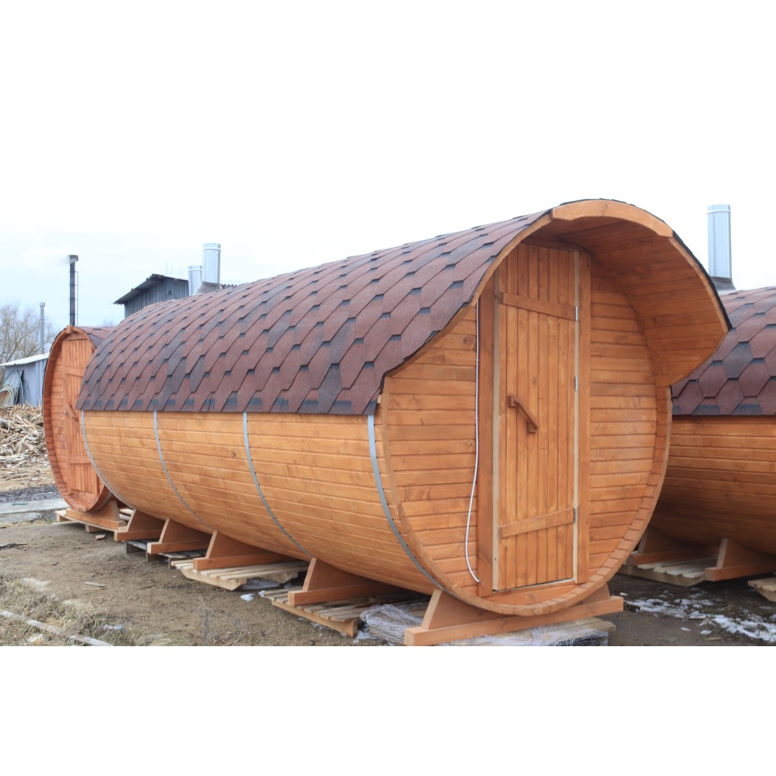 Баня бочка 4 метра — изображение 2